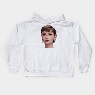 Audrey Hepburn Kids Hoodie